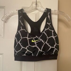 Nike black sports bra size S